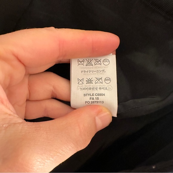 J. Crew Women's Zip Pencil Skirt Size 6 Black Wool - Picture 7 of 9